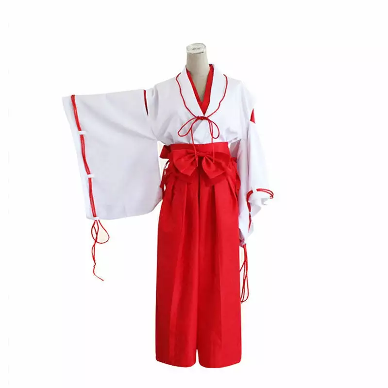 Cosplay Clans Anime Inuyasha Kikyo Cosplay Costume 5 Cosplay Clans Anime Inuyasha Kikyo Cosplay Costume - Image 3