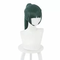 Cosplay Clans Anime Jujutsu Kaisen Maki Zenin Long Dark Green Cosplay Wigs -Cosplay Clans Sales 3 4c465826 0882 4236 81ba 3937b4af567a