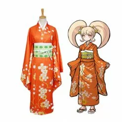 Cosplay Clans Anime Danganronpa 2: Goodbye Despair Hiyoko Saionji Kimono Cosplay Costumes