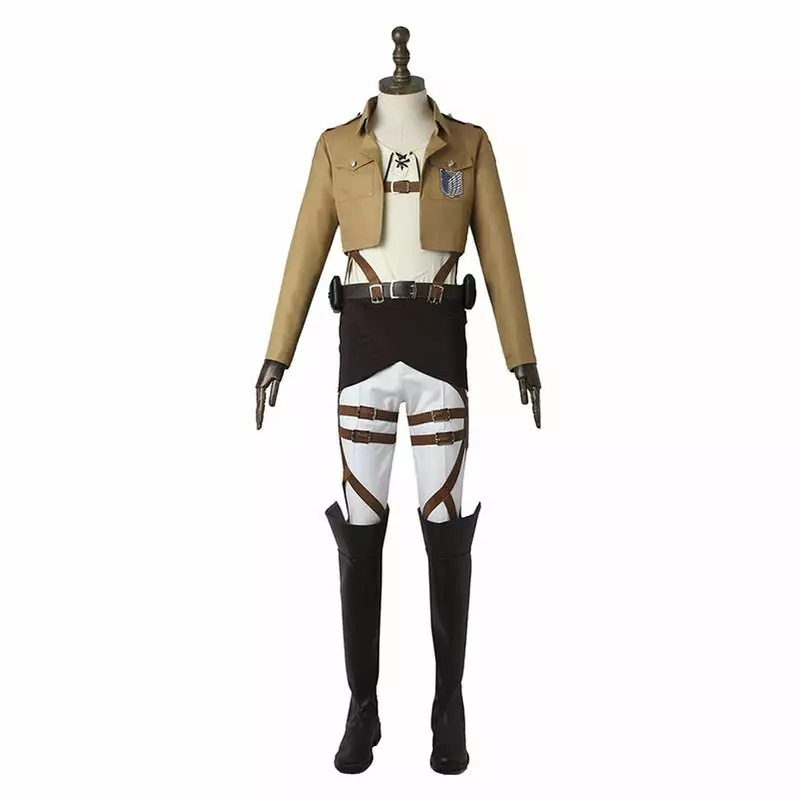 Cosplay Clans Anime Attack On Titan Eren Jaeger The Wings Of Freedom Survey Corps Uniform Set Cosplay Costume 4 Cosplay Clans Anime Attack On Titan Eren Jaeger The Wings Of Freedom Survey Corps Uniform Set Cosplay Costume - Image 2