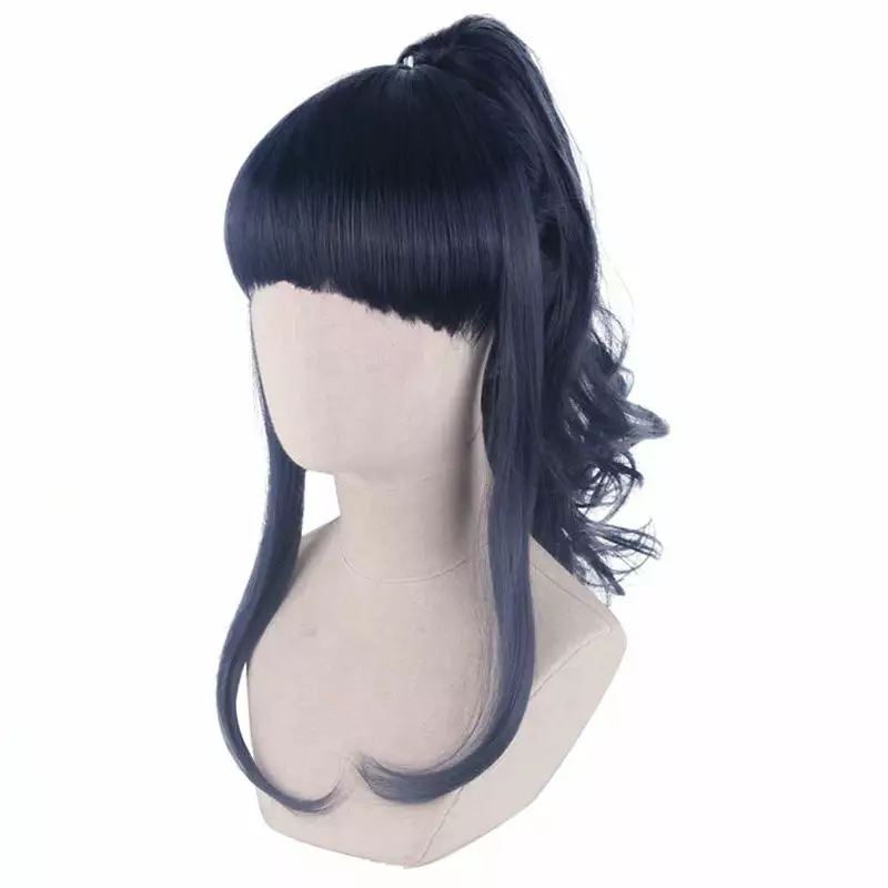 Cosplay Clans Anime Naruto Hinata Hyuga Ponytail Curly Hair Cosplay Wigs 5 Cosplay Clans Anime Naruto Hinata Hyuga Ponytail Curly Hair Cosplay Wigs - Image 3