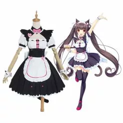 Cosplay Clans Anime Nekopara Catgirl Chocola Maid Outfit Cosplay Costume