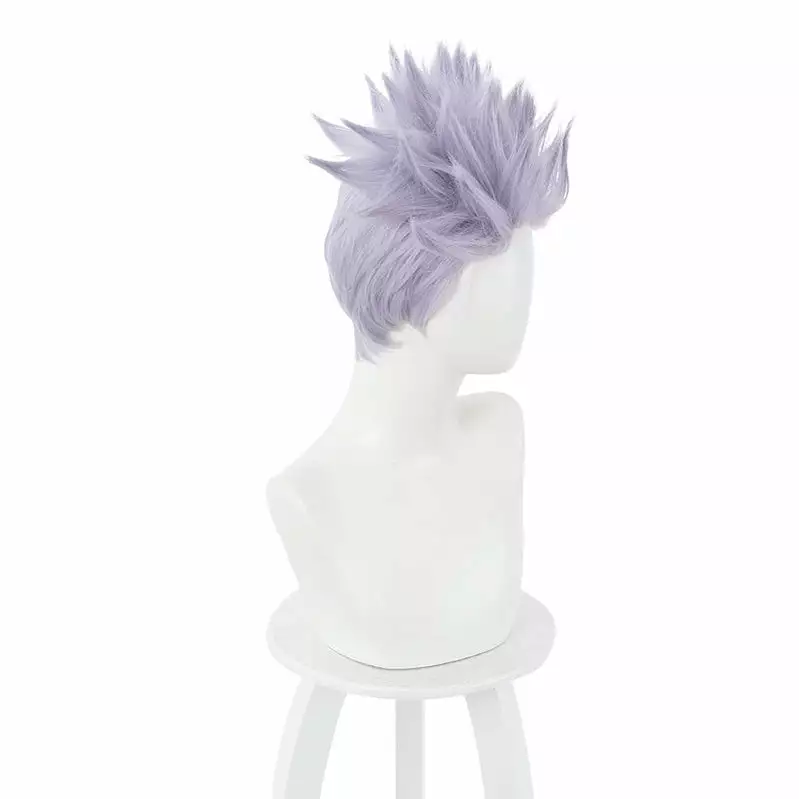 Cosplay Clans Anime Jujutsu Kaisen Satoru Gojo Short Purple Cosplay Wigs 6 Cosplay Clans Anime Jujutsu Kaisen Satoru Gojo Short Purple Cosplay Wigs - Image 4