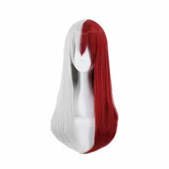 Cosplay Clans Anime My Hero Academia Shoto Todoroki Long Female White And Red Cosplay Wigs -Cosplay Clans Sales 3 d2c110e4 bab8 45f1 bdb7 9eb6d5c958e4
