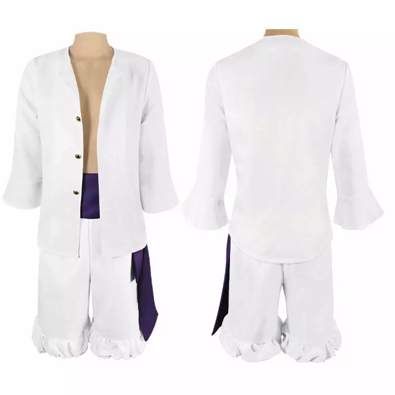 Cosplay Clans Anime One Piece Wano Country Luffy Gear 5 Nika White Cosplay Costumes 5 Cosplay Clans Anime One Piece Wano Country Luffy Gear 5 Nika White Cosplay Costumes - Image 3