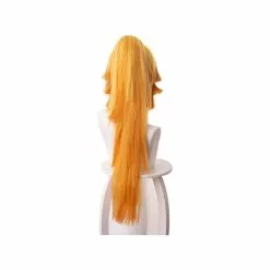 Cosplay Clans Anime Demon Slayer: Kimetsu No Yaiba Zenitsu Agatsuma Female Cosplay Wig Blonde Long Ponytail Wigs -Cosplay Clans Sales 3 f1b28b41 fd47 422e 9960 80cd8d377567