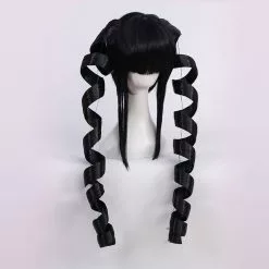 Cosplay Clans Danganronpa: Trigger Happy Havoc Celestia Ludenberg Black Giant Spiral Curl Cosplay Wigs -Cosplay Clans Sales 3 f5cc7dcc 80b4 40f2 b1dd 7e46c5153c98