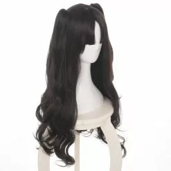 Cosplay Clans FGO Fate Grand Order Babylonia Ishtar 80cm Long Straight Double Ponytail Black Cosplay Wig -Cosplay Clans Sales 3 fb0e1dec 8334 4051 9c4d 8a91ff55c64c