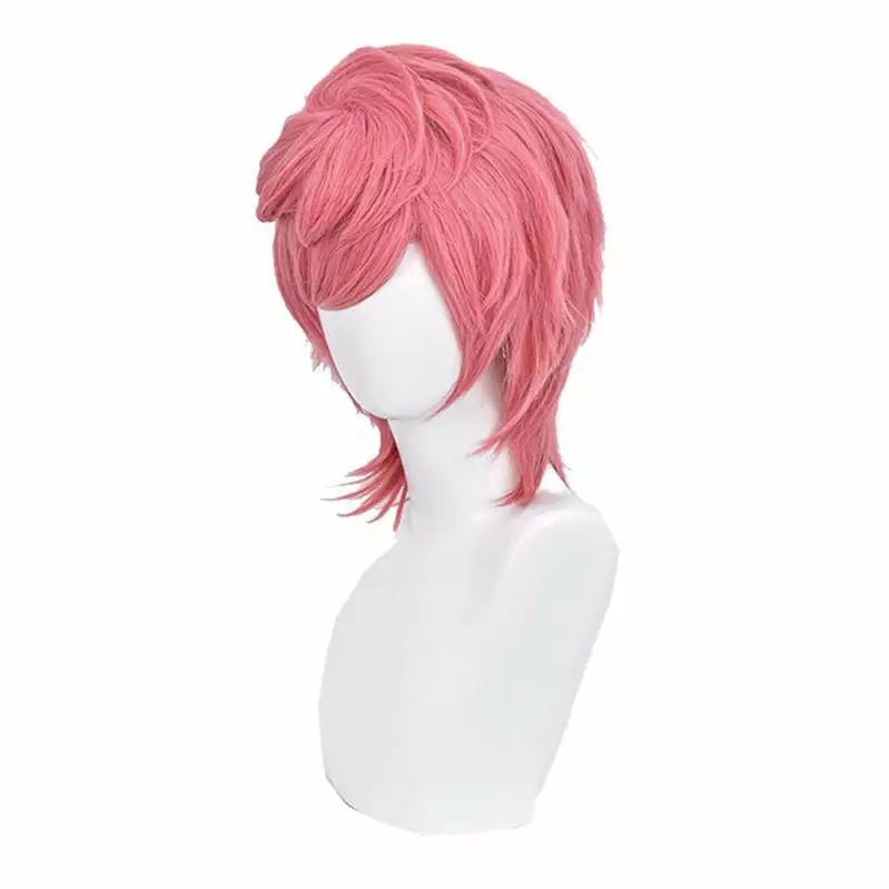 Cosplay Clans Anime JoJo's Bizarre Adventure Golden Wind Trish Una Long Pink Cosplay Wigs 7 Cosplay Clans Anime JoJo's Bizarre Adventure Golden Wind Trish Una Long Pink Cosplay Wigs - Image 5