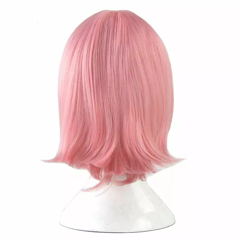 Cosplay Clans Anime Naruto Haruno Sakura Short Pink Cosplay Wigs 5 Cosplay Clans Anime Naruto Haruno Sakura Short Pink Cosplay Wigs - Image 3