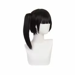 Cosplay Clans Demon Slayer: Kimetsu No Yaiba Kanao Tsuyuri Black Brown Ponytail Cosplay Wigs -Cosplay Clans Sales 4