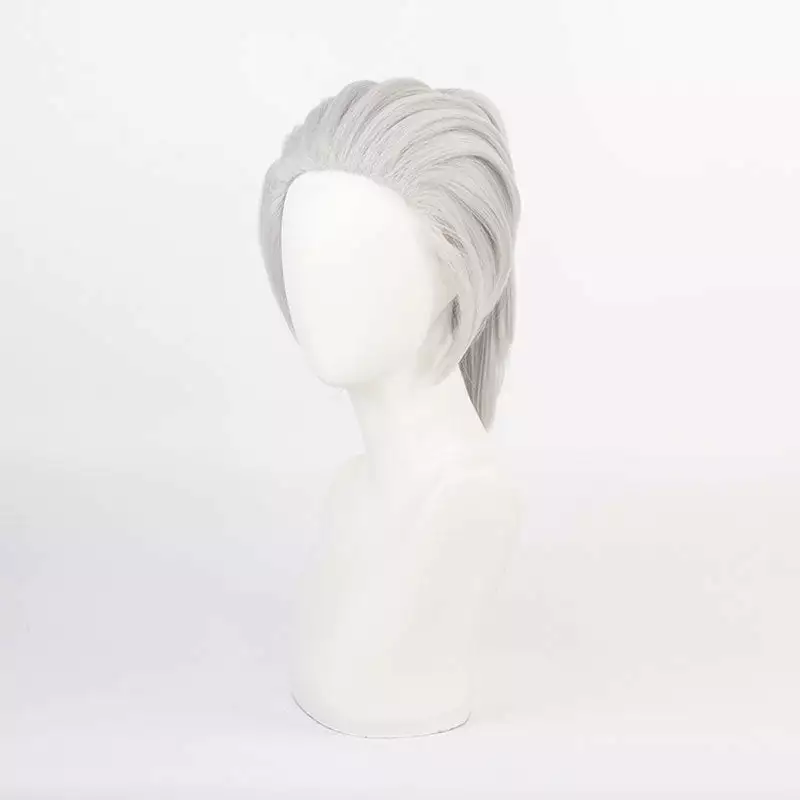 Cosplay Clans Anime Demon Slayer Kimetsu No Yaiba Uzui Tengen Silver Gray Cosplay Wigs 6 Cosplay Clans Anime Demon Slayer Kimetsu No Yaiba Uzui Tengen Silver Gray Cosplay Wigs - Image 4