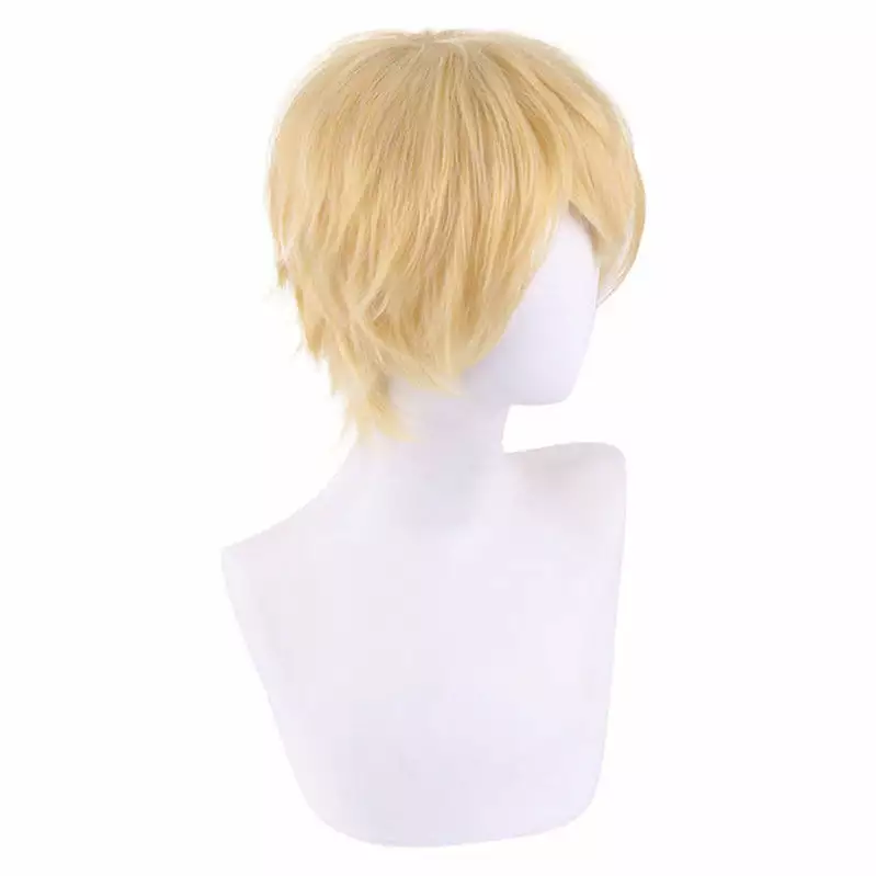 Cosplay Clans Anime Chainsaw Man Denji Gold Short Cosplay Wigs 6 Cosplay Clans Anime Chainsaw Man Denji Gold Short Cosplay Wigs - Image 4