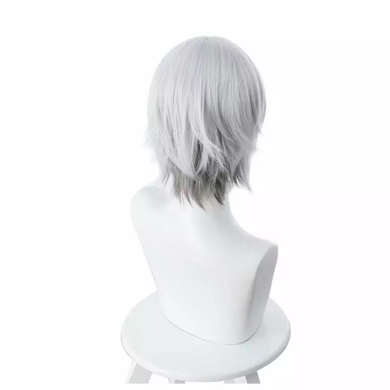 Cosplay Clans FGO Fate/Grand Order Lang Lin Wang 30cm Short Silver Grey Halloween Cosplay Wigs 7 Cosplay Clans FGO Fate/Grand Order Lang Lin Wang 30cm Short Silver Grey Halloween Cosplay Wigs - Image 5