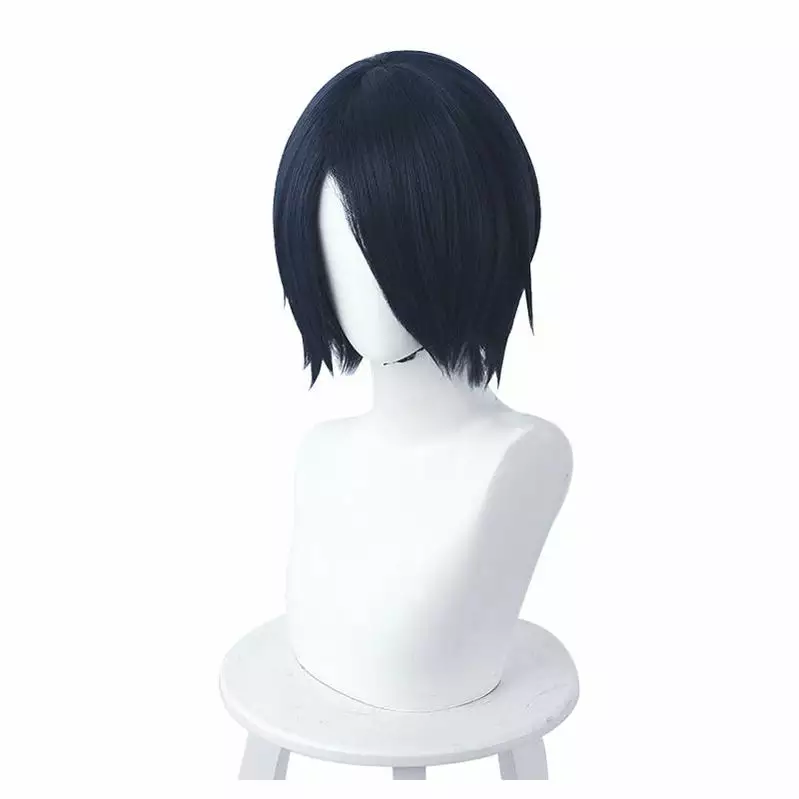 Cosplay Clans Anime Kaguya-sama: Love Is War Yu Ishigami Navy Blue Men's Short Cosplay Wigs 6 Cosplay Clans Anime Kaguya-sama: Love Is War Yu Ishigami Navy Blue Men's Short Cosplay Wigs - Image 4