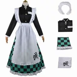 Cosplay Clans Demon Slayer Kimetsu No Yaiba Tanjiro Kamado Maid Dress Cosplay Costume -Cosplay Clans Sales 4 a96f905c 8b40 4015 a841 ca862c2258d8