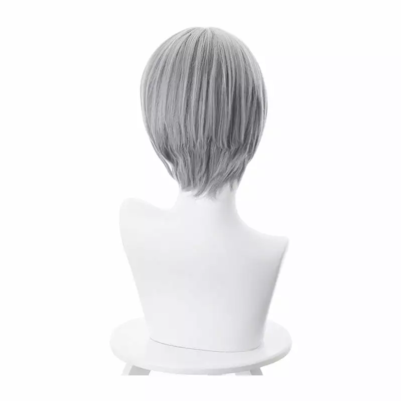 Cosplay Clans Anime Fruits Basket Soma Yuki 35cm Short Gray Cosplay Wigs 7 Cosplay Clans Anime Fruits Basket Soma Yuki 35cm Short Gray Cosplay Wigs - Image 5