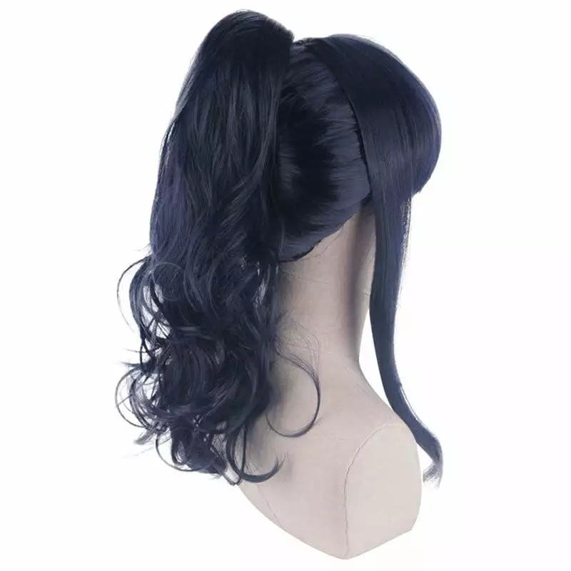 Cosplay Clans Anime Naruto Hinata Hyuga Ponytail Curly Hair Cosplay Wigs 7 Cosplay Clans Anime Naruto Hinata Hyuga Ponytail Curly Hair Cosplay Wigs - Image 5