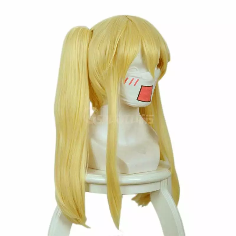Cosplay Clans Anime Kakegurui Meari Saotome Mary Saotome Blonde Double Ponytail Synthetic Cosplay Wig 5 Cosplay Clans Anime Kakegurui Meari Saotome Mary Saotome Blonde Double Ponytail Synthetic Cosplay Wig - Image 3