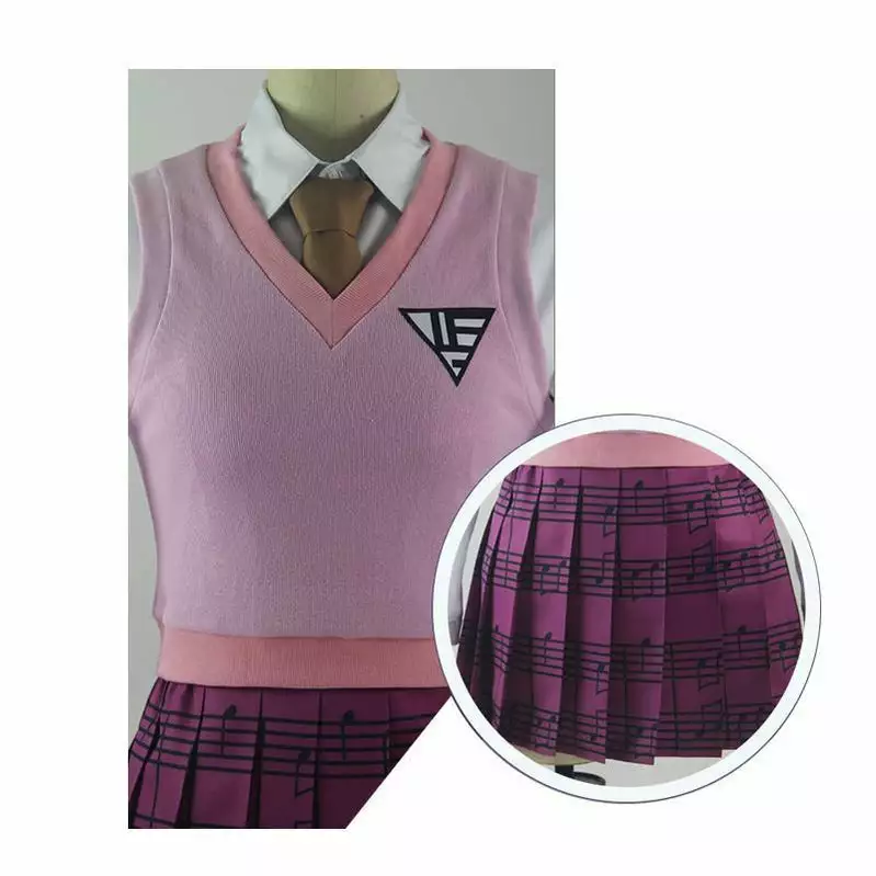 Cosplay Clans Danganronpa V3: Killing Harmony Kaede Akamatsu Uniform Cosplay Costumes 5 Cosplay Clans Danganronpa V3: Killing Harmony Kaede Akamatsu Uniform Cosplay Costumes - Image 3