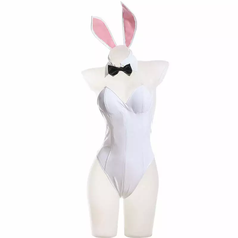 Cosplay Clans Anime Date A Live Date A Bullet White Queen Bunnysuit Cosplay Costumes 7 Cosplay Clans Anime Date A Live Date A Bullet White Queen Bunnysuit Cosplay Costumes - Image 5