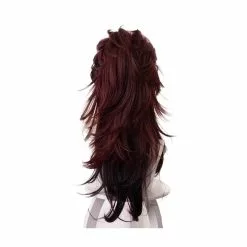 Cosplay Clans Anime Demon Slayer Kimetsu No Yaiba Tanjirou Kamado Red Mix Black Long Ponytail Cosplay Wigs -Cosplay Clans Sales 5 8d6c4670 db9d 4cae 9301 30f3573c7f35