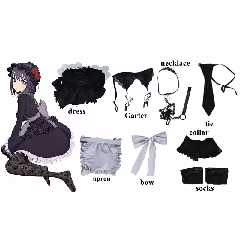 Cosplay Clans Anime My Dress Up Darling Marin Kitagawa Lolita Maid Cosplay Costumes 7 Cosplay Clans Anime My Dress Up Darling Marin Kitagawa Lolita Maid Cosplay Costumes - Image 5