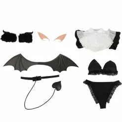 Cosplay Clans Anime My Dress-Up Darling Rizu-Kyun Little Devil Cosplay Costumes With Wings -Cosplay Clans Sales 5 a17e6d45 c428 4c0b a379 7f520cbe62f6