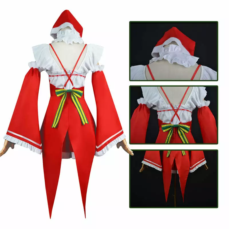 Cosplay Clans Anime Re: Zero Starting Life In Another World Rem And Ram Christmas Cosplay Costumes 7 Cosplay Clans Anime Re: Zero Starting Life In Another World Rem And Ram Christmas Cosplay Costumes - Image 5