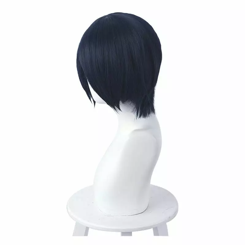 Cosplay Clans Anime Kaguya-sama: Love Is War Yu Ishigami Navy Blue Men's Short Cosplay Wigs 7 Cosplay Clans Anime Kaguya-sama: Love Is War Yu Ishigami Navy Blue Men's Short Cosplay Wigs - Image 5