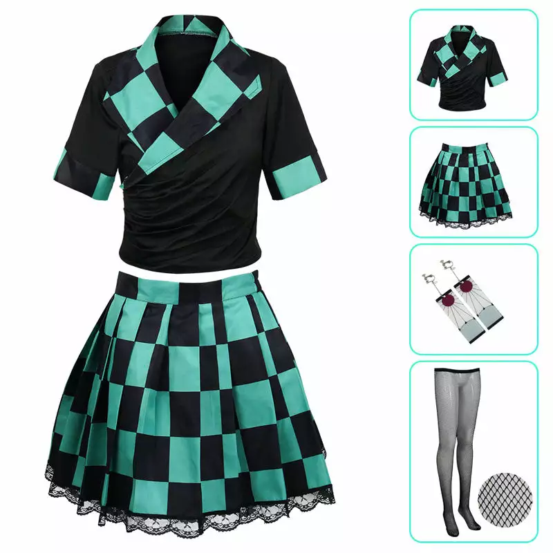 Cosplay Clans Anime Demon Slayer Kimetsu No Yaiba Tanjiro Kamado Cosplay Costumes 6 Cosplay Clans Anime Demon Slayer Kimetsu No Yaiba Tanjiro Kamado Cosplay Costumes - Image 4