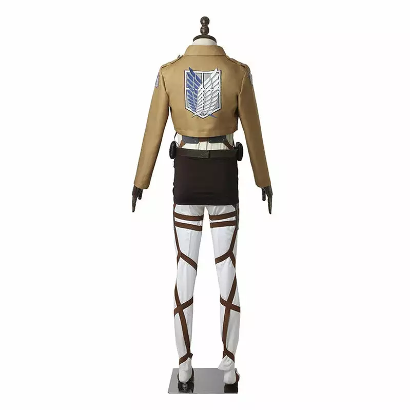 Cosplay Clans Anime Attack On Titan Eren Jaeger The Wings Of Freedom Survey Corps Uniform Set Cosplay Costume 5 Cosplay Clans Anime Attack On Titan Eren Jaeger The Wings Of Freedom Survey Corps Uniform Set Cosplay Costume - Image 3