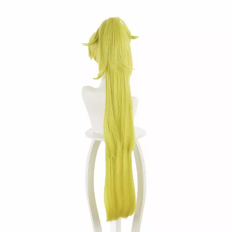 Cosplay Clans Anime Heion Sedai No Idaten-tachi Rin Bright Green Yellow Ponytail Cosplay Wigs 8 Cosplay Clans Anime Heion Sedai No Idaten-tachi Rin Bright Green Yellow Ponytail Cosplay Wigs - Image 6