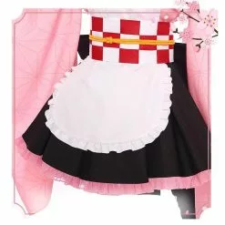 Cosplay Clans Anime Demon Slayer Kimetsu No Yaiba Nezuko Kamado Kimono Maid Outfit Cosplay Costumes -Cosplay Clans Sales 7 70febbb0 8ee8 4407 9058 20787341514c