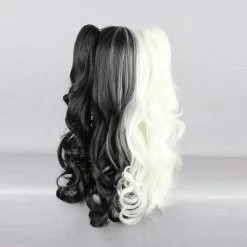 Cosplay Clans Anime Danganronpa: Trigger Happy Havoc Monokuma Black And White Bear Double Ponytail Long Curly Cosplay Wigs -Cosplay Clans Sales 7 9e92e9f7 a256 493e b720 ecd66fe29510