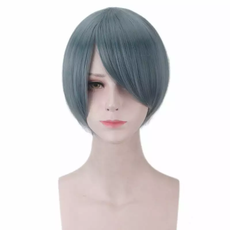 Cosplay Clans Anime Black Butler Ciel Phantomhive Short Dark Blue Cosplay Wigs 4 Cosplay Clans Anime Black Butler Ciel Phantomhive Short Dark Blue Cosplay Wigs - Image 2