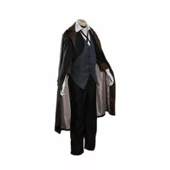 Cosplay Clans Anime Bungo Stray Dogs Chuuya Nakahara BLack Cosplay Costume -Cosplay Clans Sales A88A2072