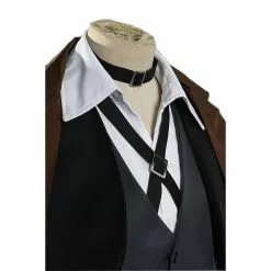 Cosplay Clans Anime Bungo Stray Dogs Chuuya Nakahara BLack Cosplay Costume -Cosplay Clans Sales A88A2077
