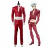 Cosplay Clans Anime The Seven Deadly Sins Ban Red Jacket Suit Cosplay Costume -Cosplay Clans Sales Anime The Seven Deadly Sins Ban Cosplay