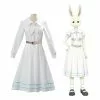 Cosplay Clans Anime Beastars Haru White Long Sleeve Dress Cosplay Costume -Cosplay Clans Sales BeastarsHaru1
