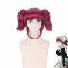 Cosplay Clans Anime Black Butler MeyRin Wine Red Cosplay Wigs 1 Cosplay Clans Anime Black Butler MeyRin Wine Red Cosplay Wigs -Cosplay Clans Sales Black Butler MeyRin Wine Red Short Cosplay Wig Synthetic Hair Peruca Halloween Costume Ponytail Wigs For