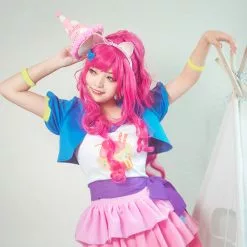 Cosplay Clans Anime My Little Pony: Friendship Is Magic Pinkie Pie Cosplay Costumes -Cosplay Clans Sales CT1463 12