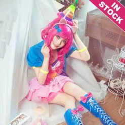 Cosplay Clans Anime My Little Pony: Friendship Is Magic Pinkie Pie Cosplay Costumes -Cosplay Clans Sales CT1463 9