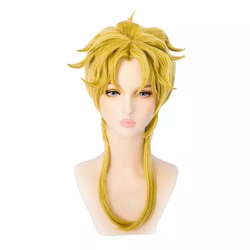 Cosplay Clans Anime JoJo's Bizarre Adventure Dio Brando Long Blond Cosplay Wigs 4 Cosplay Clans Anime JoJo's Bizarre Adventure Dio Brando Long Blond Cosplay Wigs - Image 2