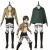 Cosplay Clans Anime Attack On Titan Eren Jaeger The Wings Of Freedom Survey Corps Uniform Set Cosplay Costume -Cosplay Clans Sales ErenJaegerCostume