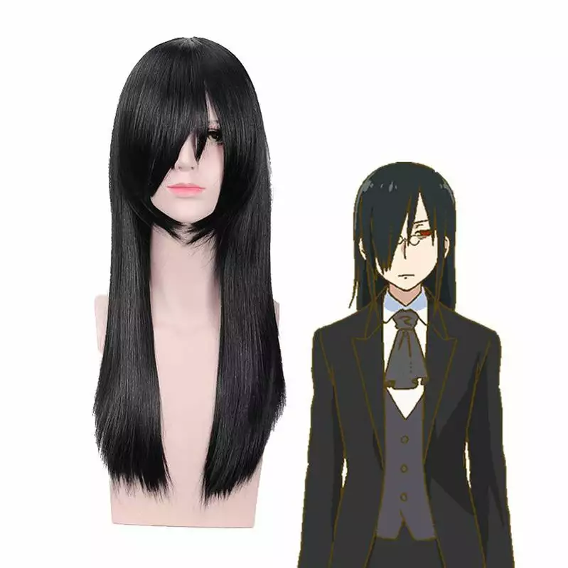 Cosplay Clans Anime Miss Kobayashi's Dragon Maid Fafnir Long Black Cosplay Wigs 3 Cosplay Clans Anime Miss Kobayashi's Dragon Maid Fafnir Long Black Cosplay Wigs