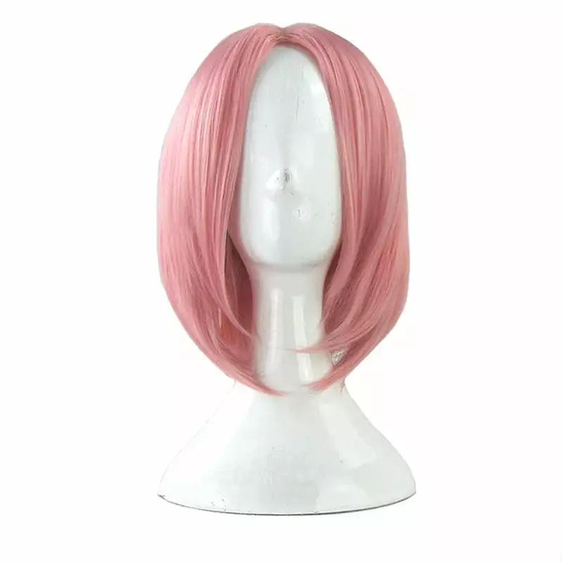 Cosplay Clans Anime Naruto Haruno Sakura Short Pink Cosplay Wigs 4 Cosplay Clans Anime Naruto Haruno Sakura Short Pink Cosplay Wigs - Image 2