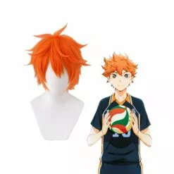 Cosplay Clans Anime Haikyuu Hinata Shoyo Short Orange Cosplay Wigs
