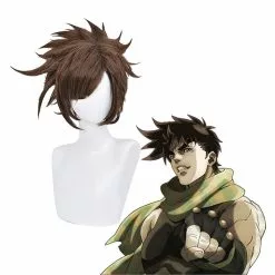Cosplay Clans Anime JoJo's Bizarre Adventure Battle Tendency Joseph Joestar Short Brown Cosplay Wigs