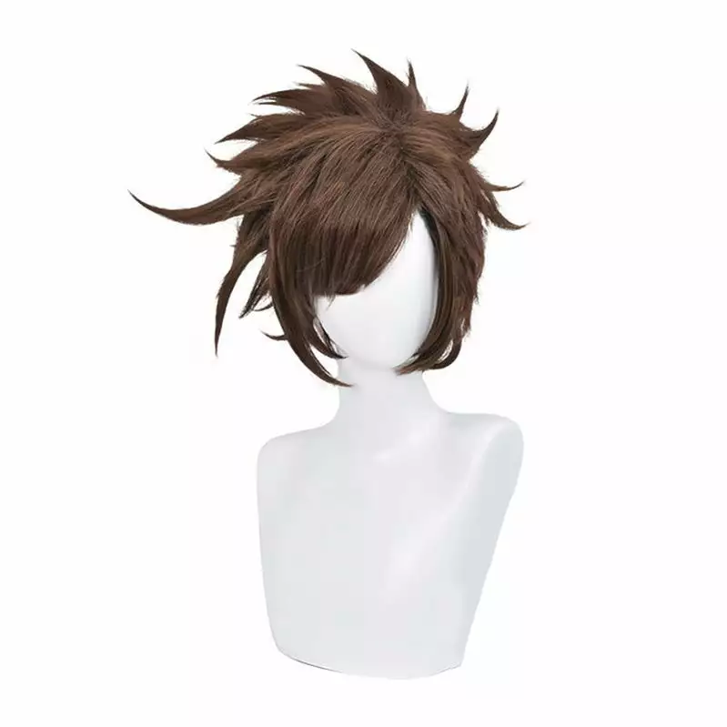 Cosplay Clans Anime JoJo's Bizarre Adventure Battle Tendency Joseph Joestar Short Brown Cosplay Wigs 4 Cosplay Clans Anime JoJo's Bizarre Adventure Battle Tendency Joseph Joestar Short Brown Cosplay Wigs - Image 2